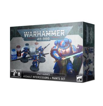 Space Marines: Sturm-Intercessoren + Farbset (60-11)